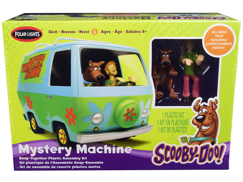Skill 1 Snap Model Kit The Mystery Machine with Two Figurines