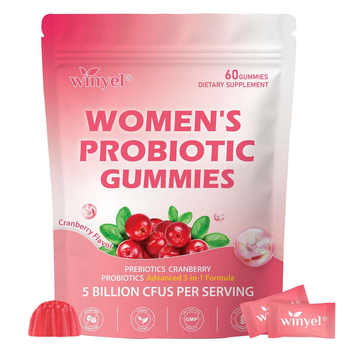Cranberry Probiotic Gummies