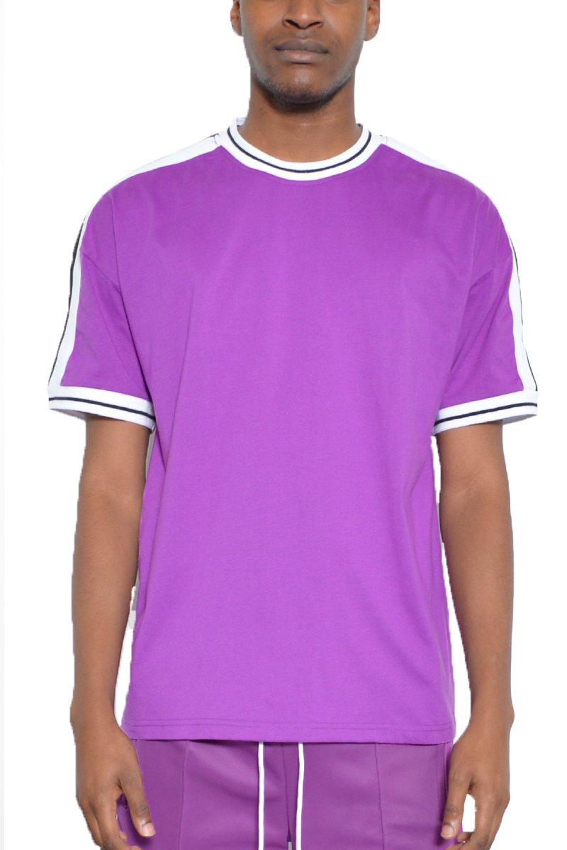 STRIPED TAPE TEE