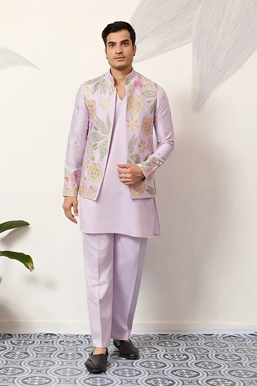 Mens Wear Designer Luxury Koti Kurta Set for Carnival Season