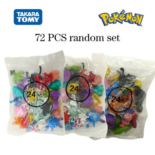 Pokemon Mini Figures 144 2-3cm/250 4-6cm Anime Model Different Styles
