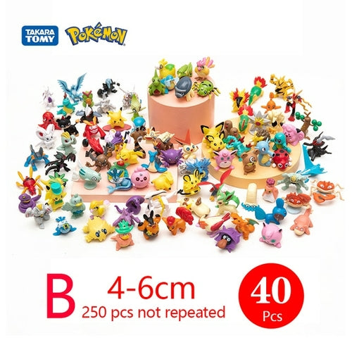 Pokemon Mini Figures 144 2-3cm/250 4-6cm Anime Model Different Styles