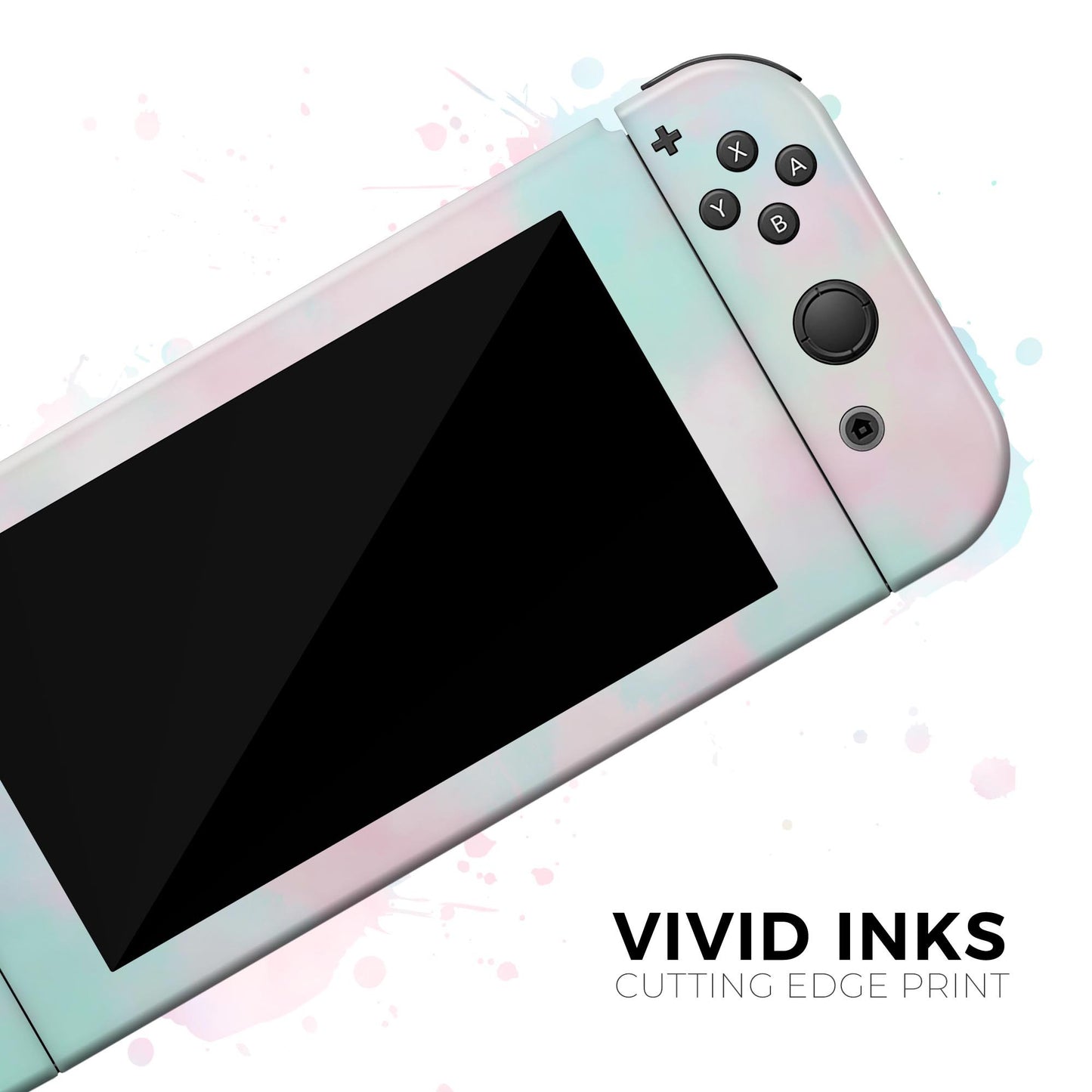 Pretty Pastel Clouds V7 - Vinyl Skin Wrap for Nintendo Switch 2, OLED,