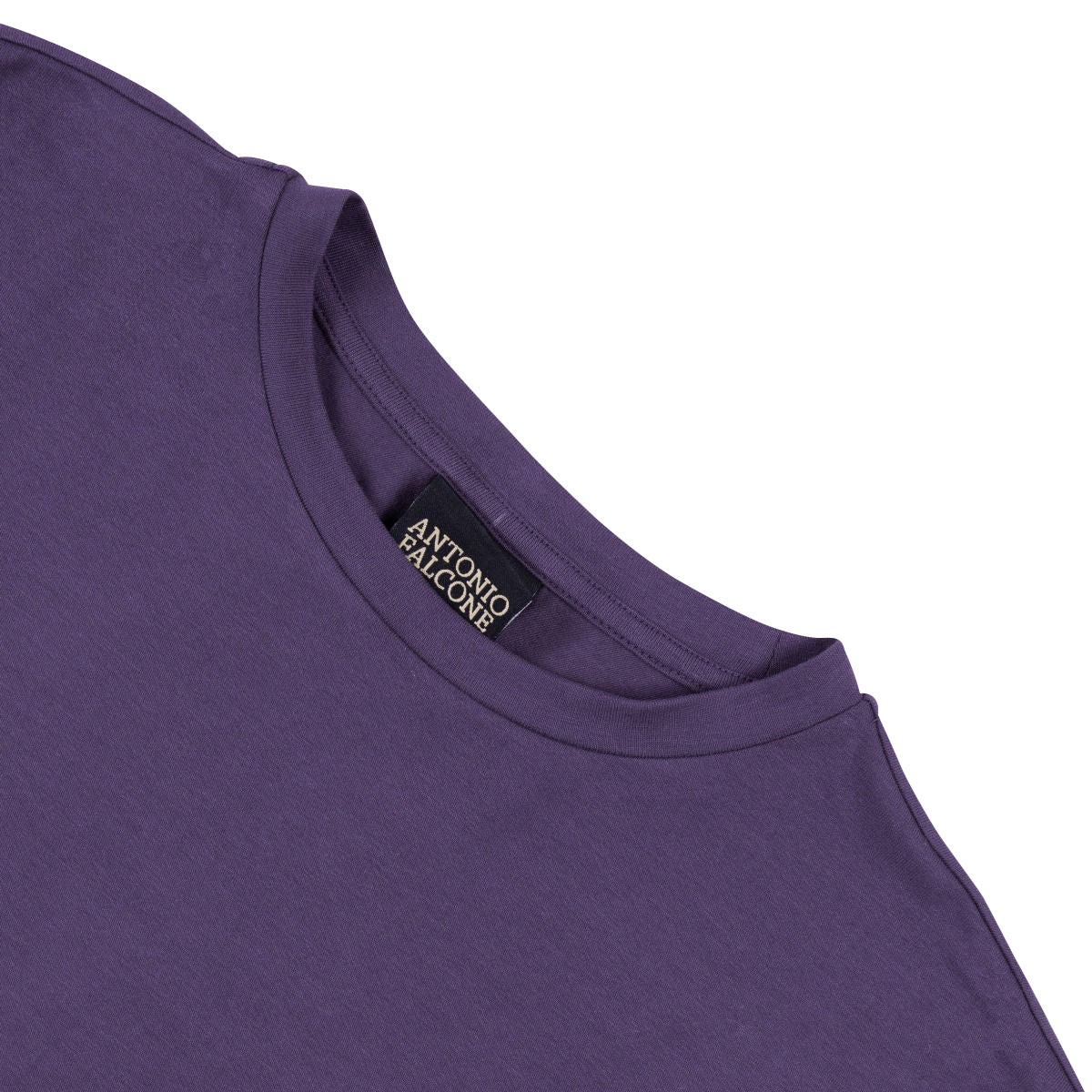 DIEGO DOUBLE FACE LONG SLEEVE CREW NECK T SHIRT COSMOS NAVY