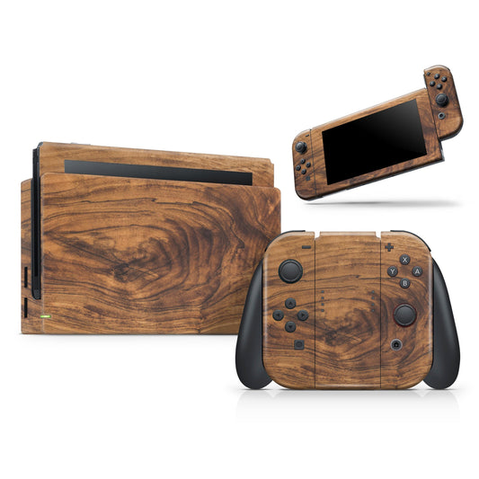 Raw Wood Planks V11 - Vinyl Skin Wrap for Nintendo Switch 2, OLED,