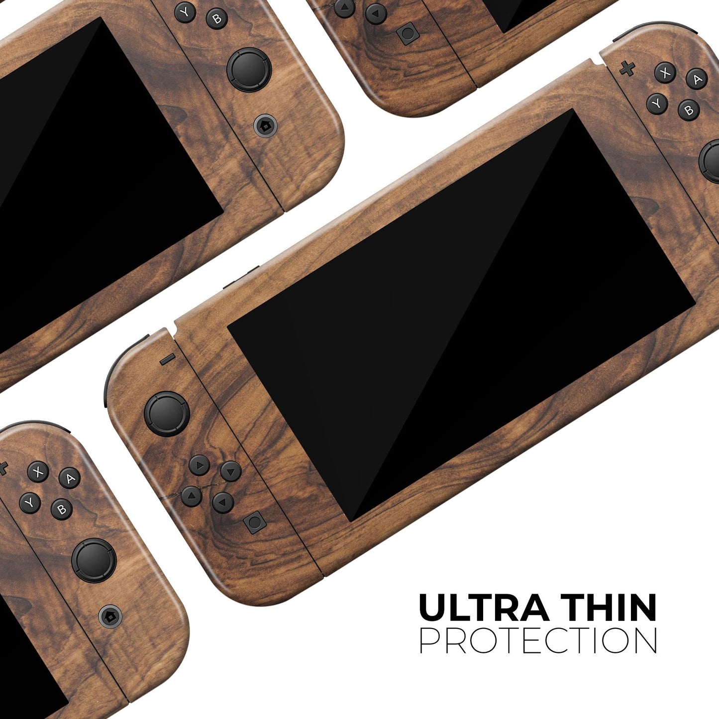 Raw Wood Planks V11 - Vinyl Skin Wrap for Nintendo Switch 2, OLED,