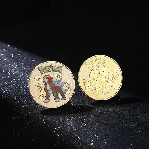 Pokemon commemorative Coin Metal Coins Anime Commemorative Coin