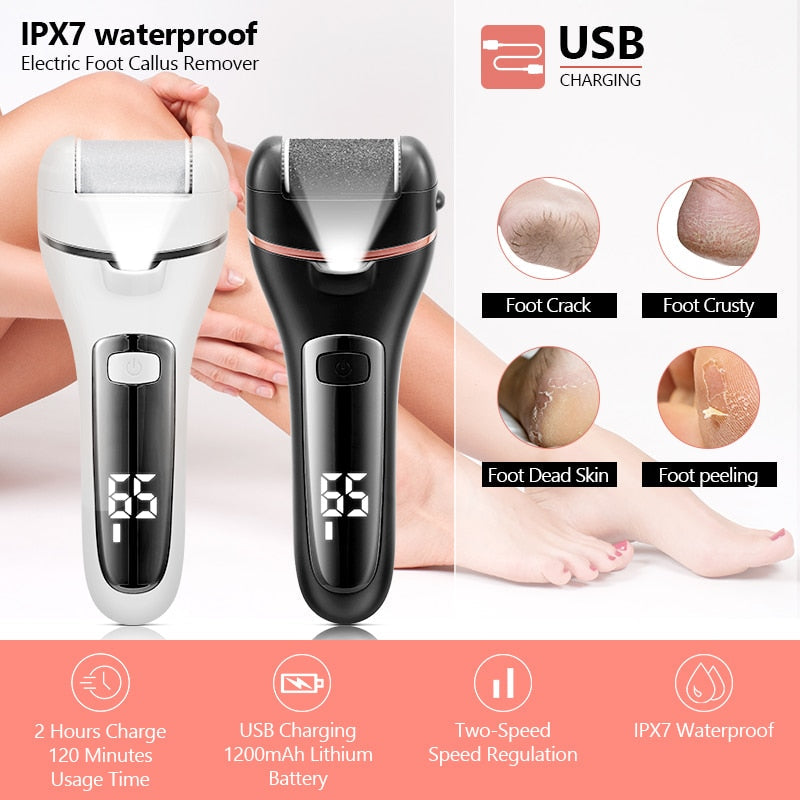 Electric Pedicure Tools Foot Care File Heel Hard Skin Remove
