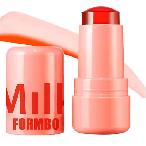 3-in-1 Milk Jelly Tint Facial Blusher Wand Moisturized Long Lasting