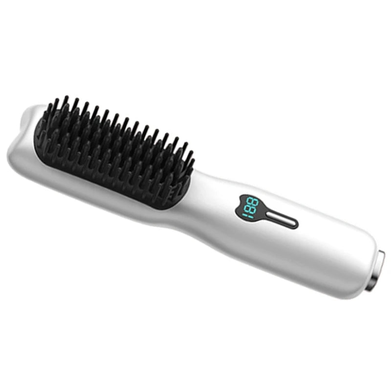 Cordless Hair Straightener Brush Hair Straightener Comb Mini Portable