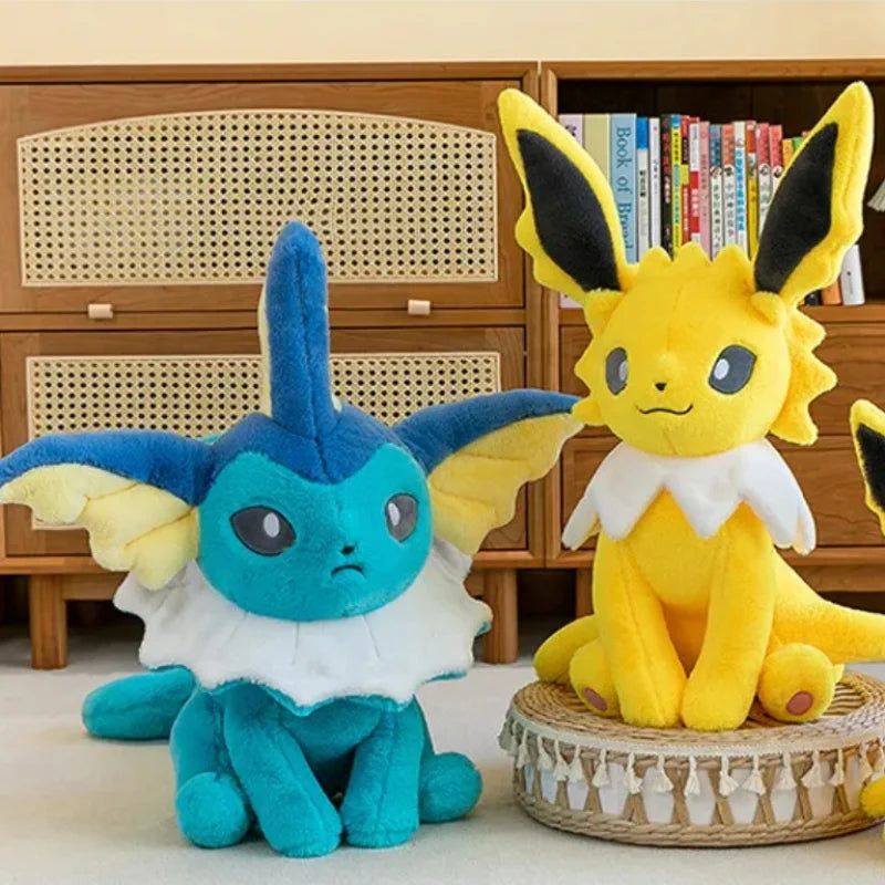 Vaporeon Jolteon Large Plush Toys Aquali Doll Cute Ornament Stuffed