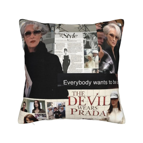 The Devil Wears Pradas 2 Moive Pillowcases Merch Printing Cushion