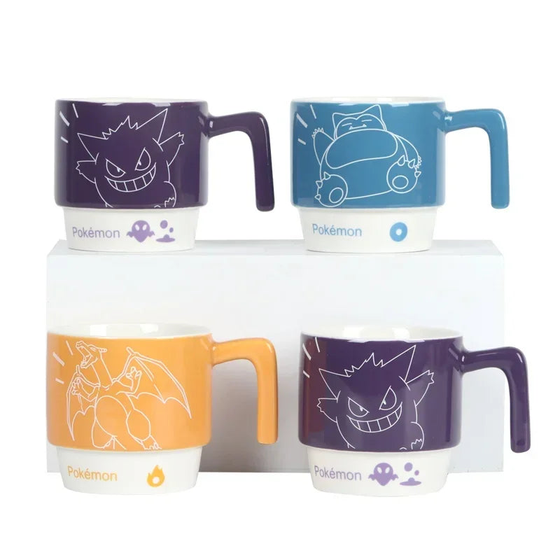 SHUNXIANG Pokémon Licensed Ceramic Mugs Snorlax Stackable Kawaii Anime