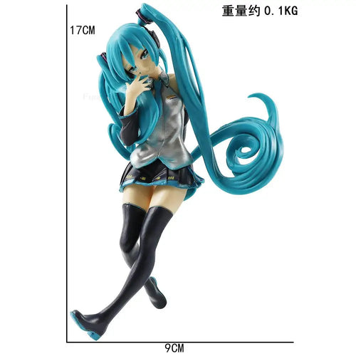 Anime Hatsune Miku Figure Wedding Dress Action Figures Kawaii Swimsuit