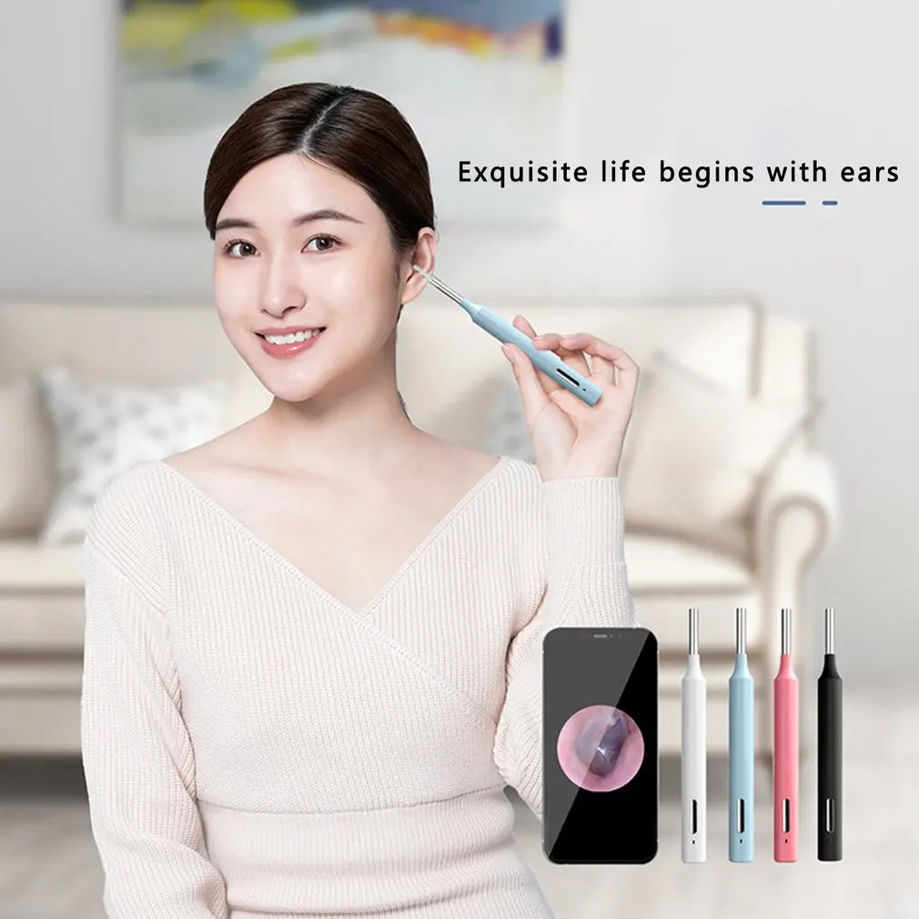 WiFi Visual Earpick Compact Ear Wax Removal Tool Clear View Ear Camera