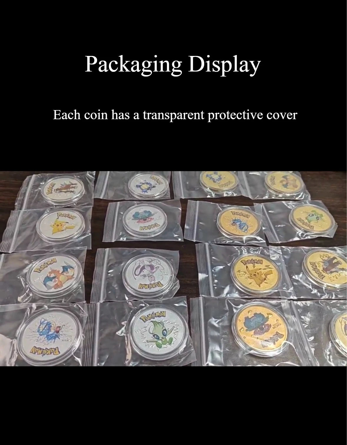 Pokemon commemorative Coin Metal Coins Anime Commemorative Coin