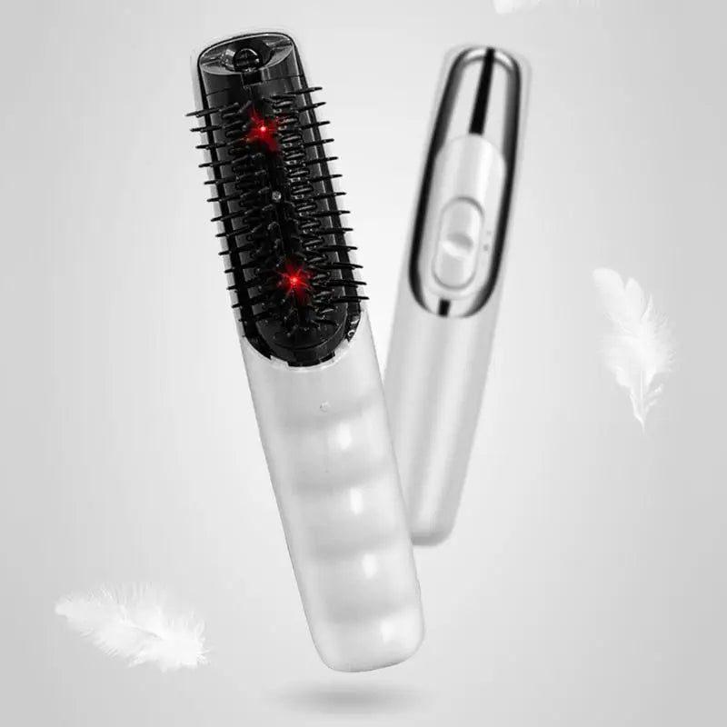 Electric Hair Straightener Comb Cordless Magnetic Head Massage Brush