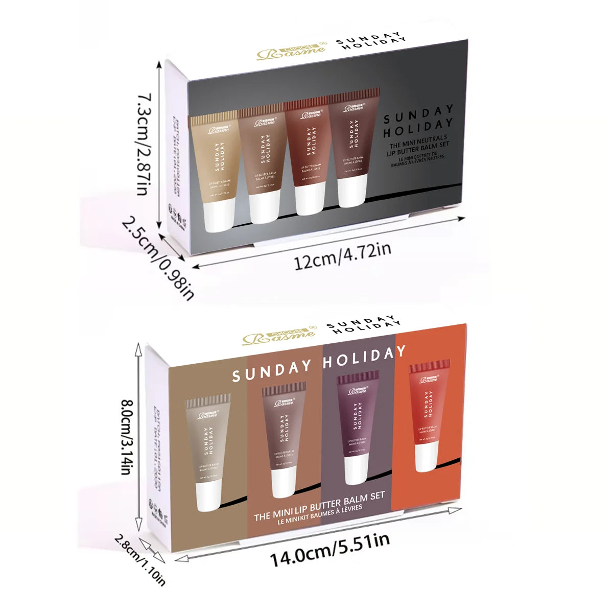 Christmas gift Moisturizing Mirror Lipstick Vanilla Powder Sugar