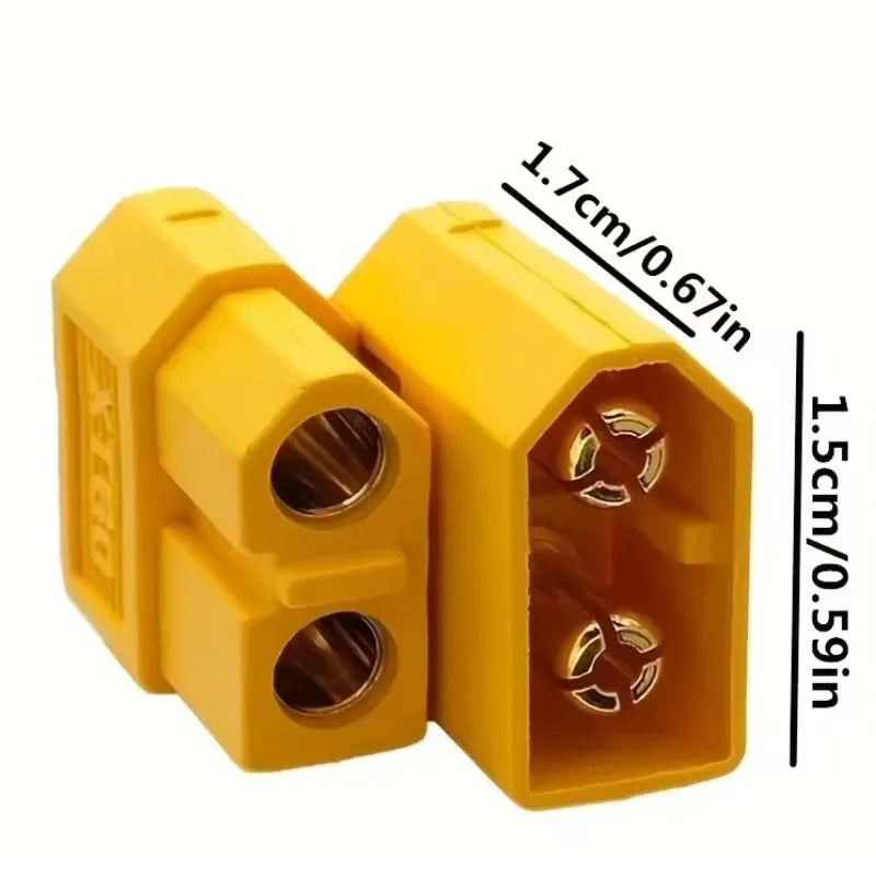 5 Pairs XT60 Connector XT60 Male Female Bullet Connectors Power Plugs