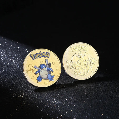 Pokemon commemorative Coin Metal Coins Anime Commemorative Coin