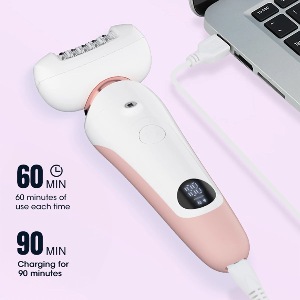 5-in-1 Hair Cleaning and Maintenance Set LCD Digital Shaver Full Body