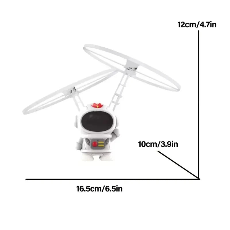 Mini Astronaut Drone Cartoon Spaceman Flying Robot Toys with USB