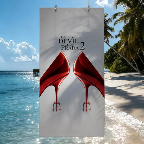 Movie The Devil Wears P-Pa-Prada-S 2 Towel Quick Drying Beach Towels
