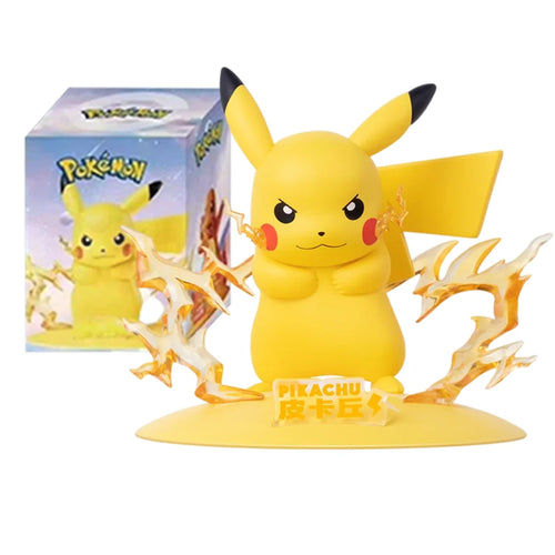 12 style Pok é mon Action Dolls Pikachu Blind Box Anime Models Desktop