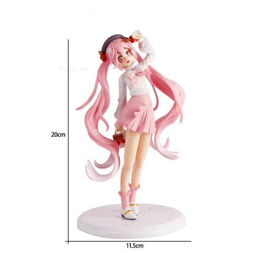 Anime Figure Cherry Blossoms Dress Action Figures Kawaii Swimsuit