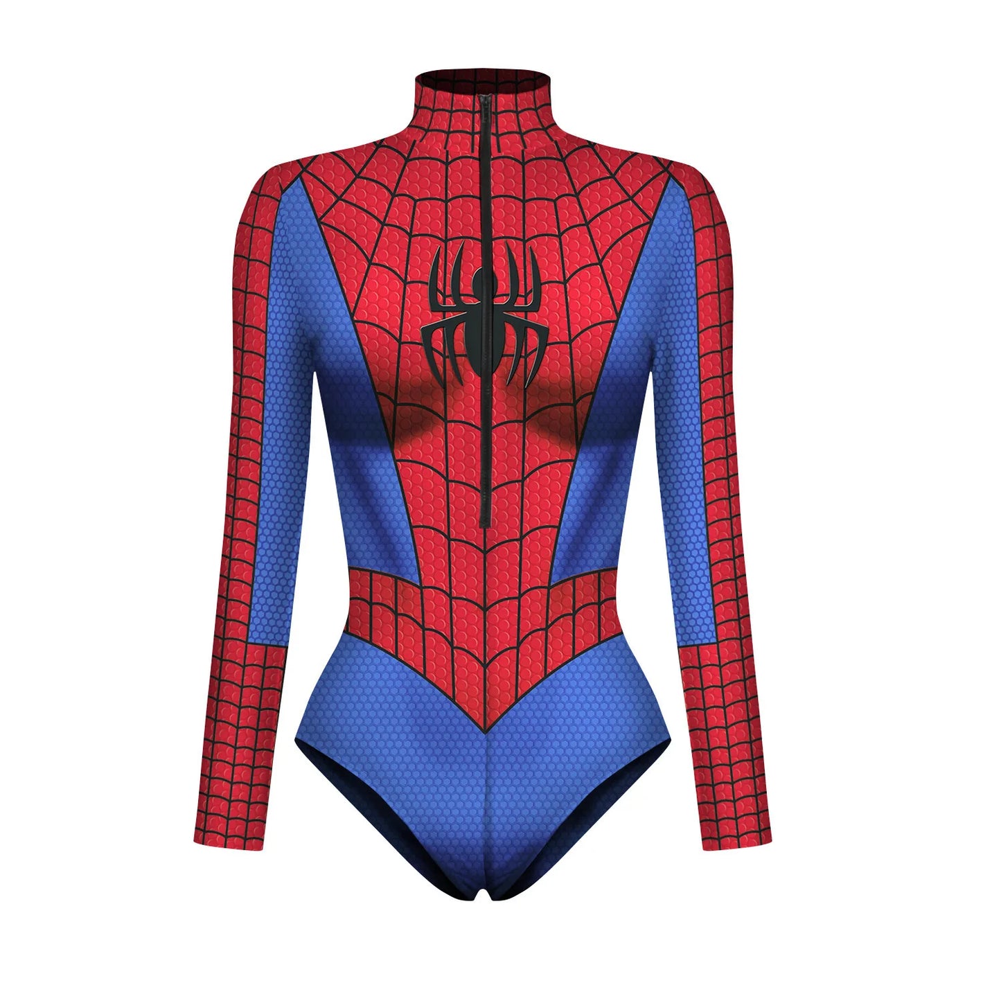 Spiderman Bodysuit for Women and Men, Captain Superhero Jumpsuit, 3D