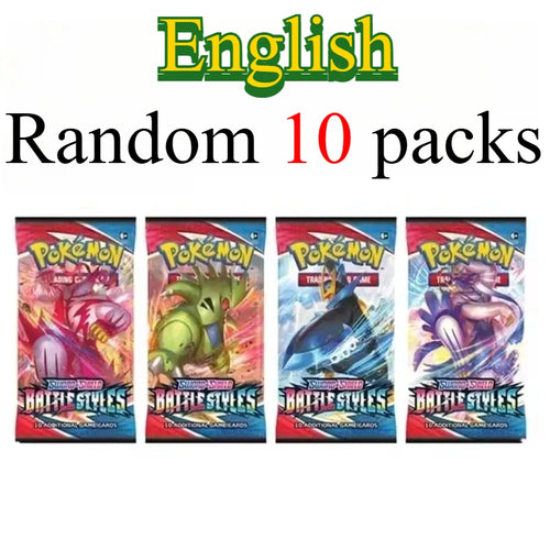 10 Pokémon Card Packs, Bright Stars,151 Prismatic Evolutions,PALDEAN