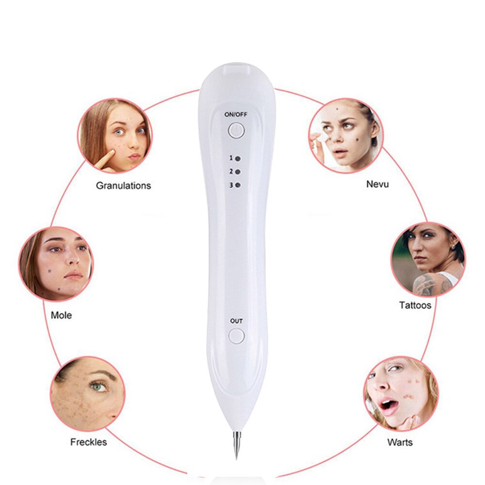 Electric Plasma Jet Pen Freckle Remover Machine  Mole Removal Dark