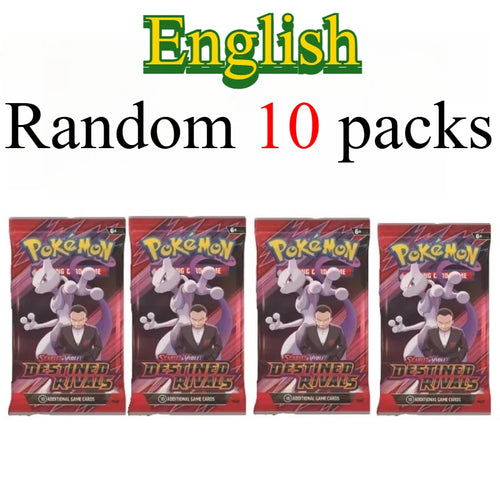 10 Pokémon Card Packs, Bright Stars,151 Prismatic Evolutions,PALDEAN