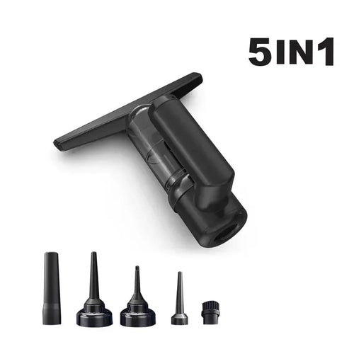 Car Vacuum Cleaner 5 in1 Lightweight Force Tool Machine for Bathroom
