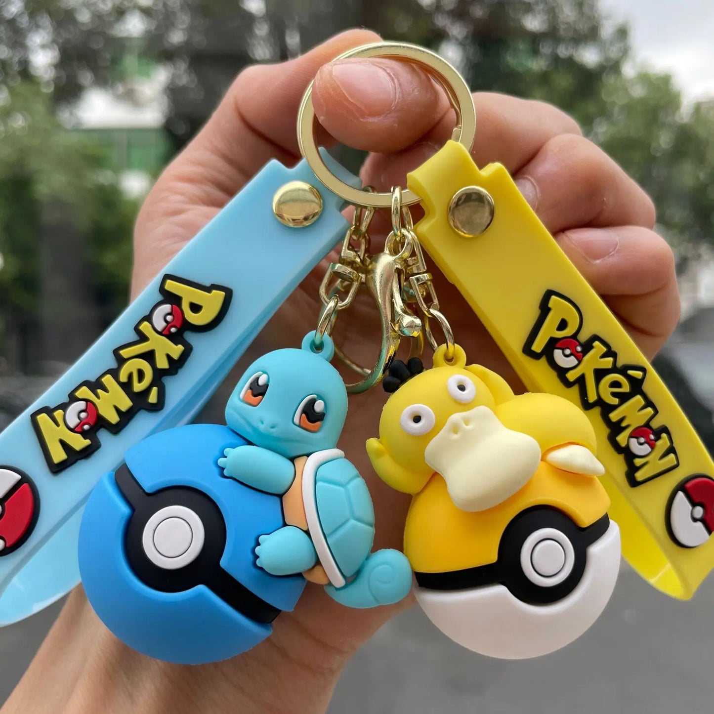 New Pok é mon Pok é Ball Pikachu Keychain, Pok é mon Cute Key Widget,