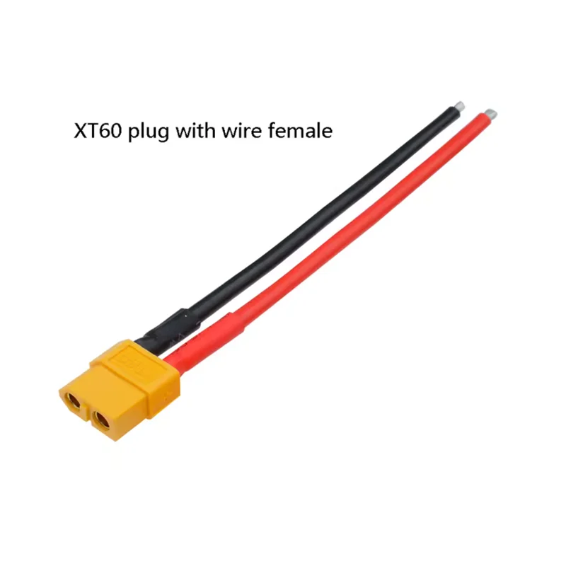 4pcs XT60 Battery Male Female Connector Plug 10cm 14AWG Silicone Wire