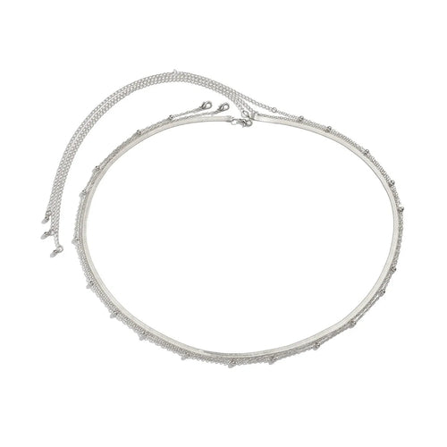 Ingemark Sexy Flat Snake Chain Waist Belly Belt for Women Summer Beach