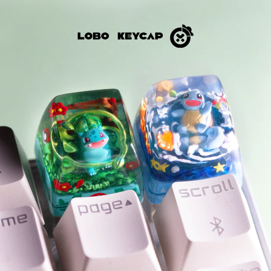 PokéMon Series Bulbasaur Squirtle Mechanical Keyboard Personalized