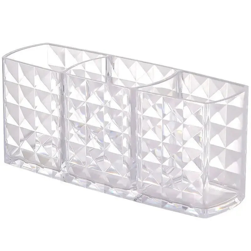 1Pcs/2Pcs Diamond Patterned Mirror Cabinet Storage Box, Bathroom,