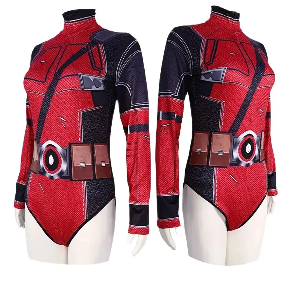 Spiderman Bodysuit for Women and Men, Captain Superhero Jumpsuit, 3D