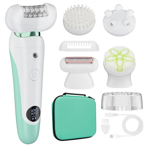5-in-1 Hair Cleaning and Maintenance Set LCD Digital Shaver Full Body