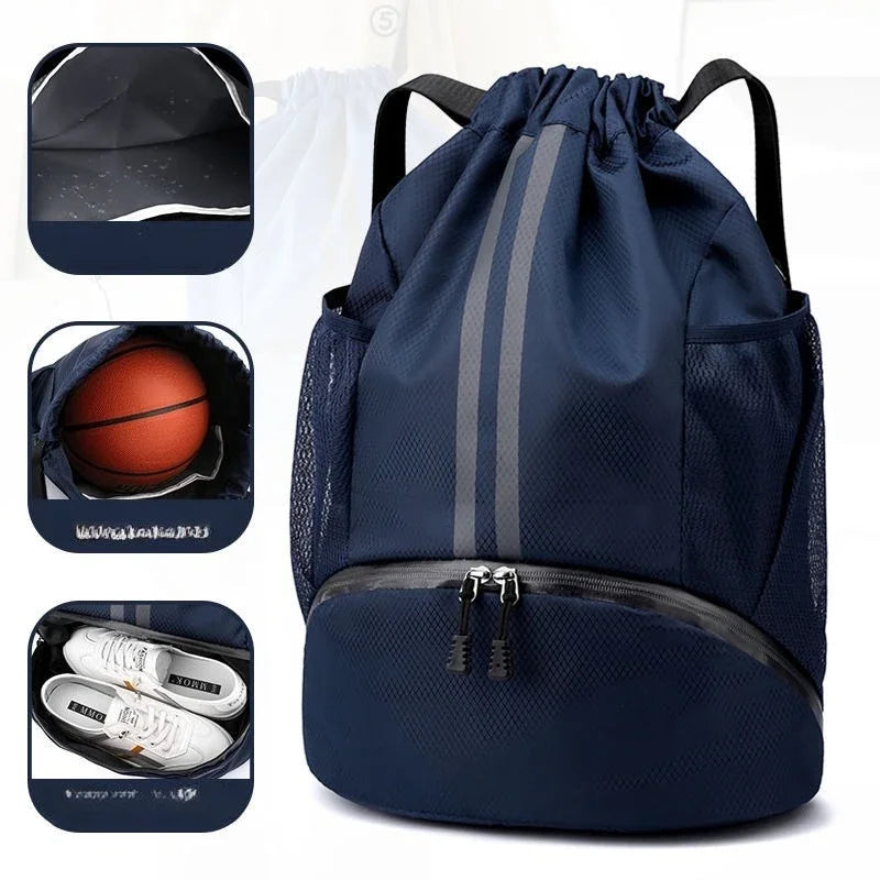 Basketball Football or swimming bag dry wet separation swimsuit