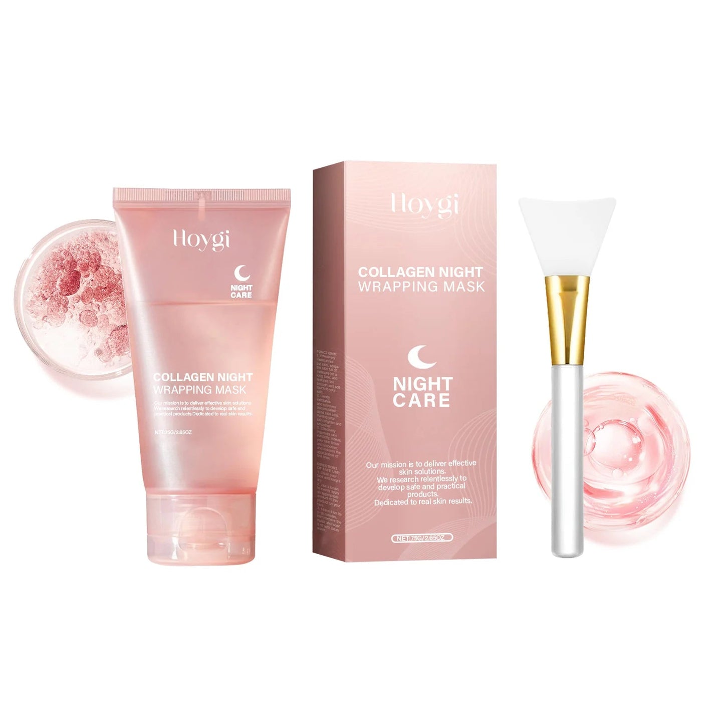 Collagen Peel-off Mask Deep Hydrating Fade Fine Lines Firming Shrink