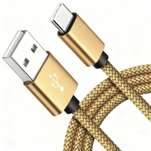 USB A to iPhone 15 Nylon Braided Cable Fast Charger Cord for Huawei