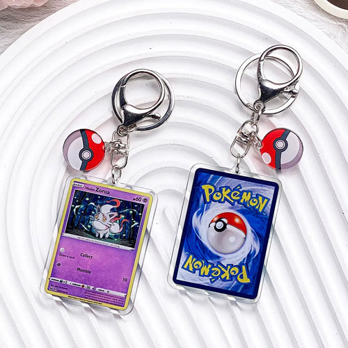 Pokémon Characters Pikachu Bulbasaur Jigglypuff Acrylic Keychain Bag