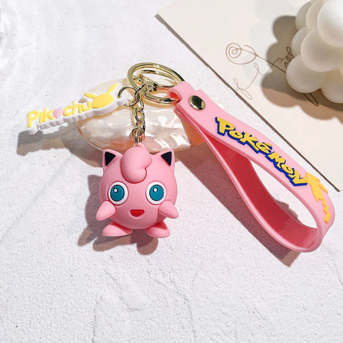 Pokemon Keychain Pikachu Anime Action Figure Toy Kawaii Cartoon