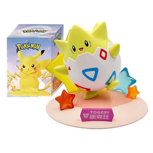 12 style Pok é mon Action Dolls Pikachu Blind Box Anime Models Desktop