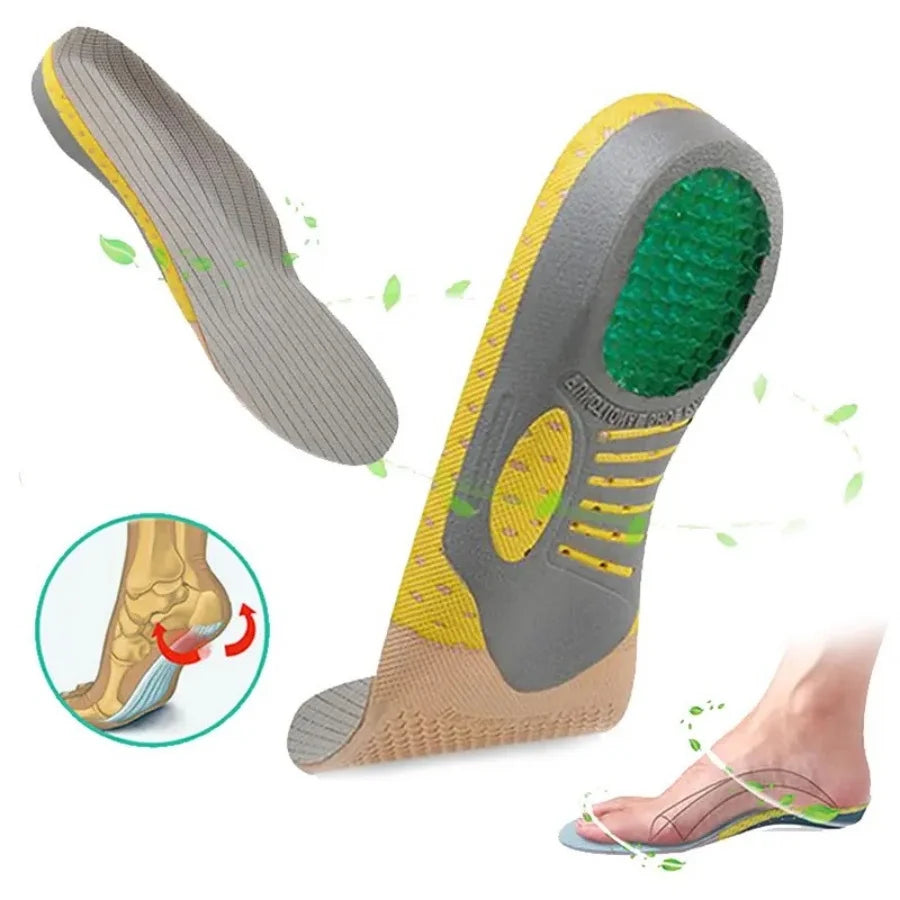 1Pair Orthopedic Insoles Orthotics Flat Foot Health Sole Pad For Shoes