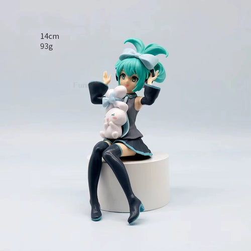 Anime Hatsune Miku Figure Wedding Dress Action Figures Kawaii Swimsuit