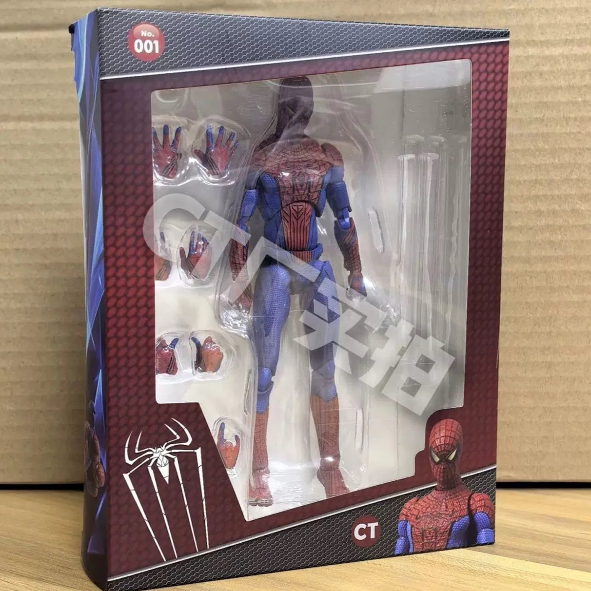 Ct Toys Mafex 001Spiderman Peter Parker Andrew Garfield The Amazing